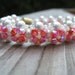 Hot Pink Sparkle Love & Hugs bracelet