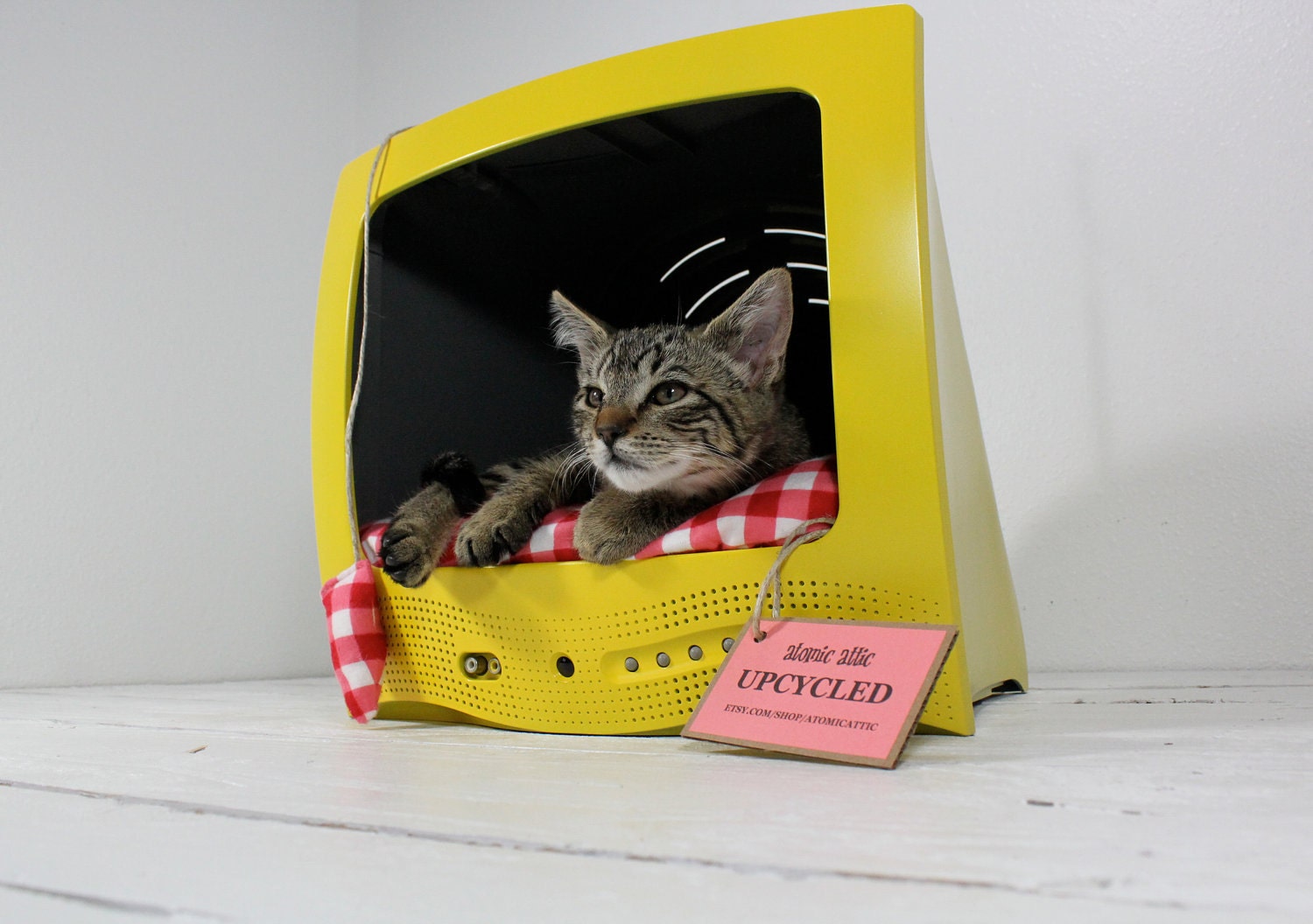 Upcycled Television Pet Bed