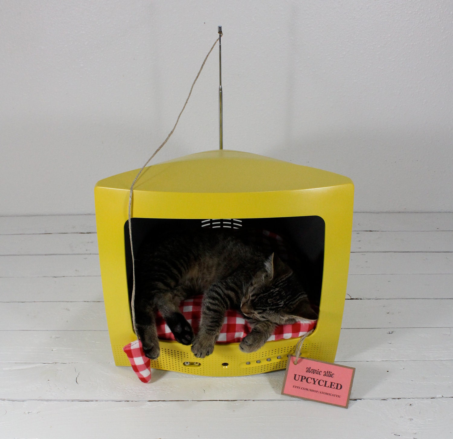 Upcycled Television Pet Bed