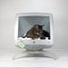 Upcycled Apple Computer Pet Bed