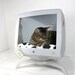 Upcycled Apple Computer Pet Bed