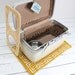 Upcycled Vintage Train Case Pet Feeder