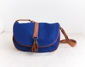 Everyday Adjustable Handbag--Deep Sea Blue (stain, mildew, abrasion, and sunlight resistance exterior fabric)