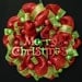 15% OFF SALE Merry Christmas Wreath, Poly Deco Mesh, Red and Lime Green - Item 300