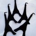 Eiffel Tower Diecuts Black (set of 50)