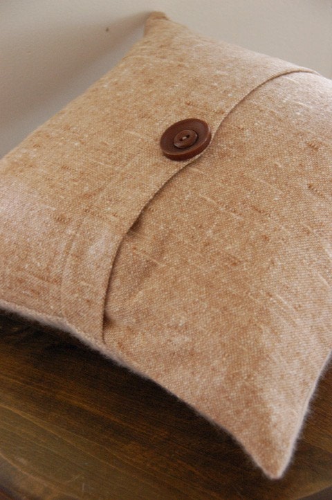 UPCYCLED TWEED W/ CASHMERE RIB 12X12 PILLOW / oatmeal