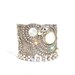Pearl Cuff Bracelet, Vintage Rhinestones by dabchickvintagegems on Etsy