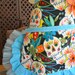 Fiesta Dio Los Muertos Sugar Skull Print Half Apron