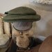 Vintage Palais Royal Green Straw Hat size 18 1/2" School Girl Praire Girl