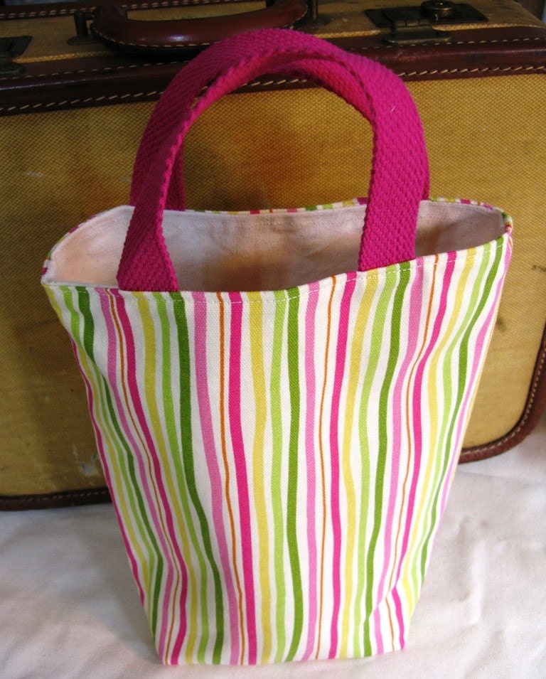Lunch Tote, Colorful Stripe
