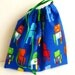 Drawstring Pouch, Cotton, Robots