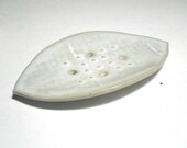 Soap Dish with drain holes and elevation points in Elmers White