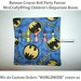 Batman Logo Crayon Roll Party Favor