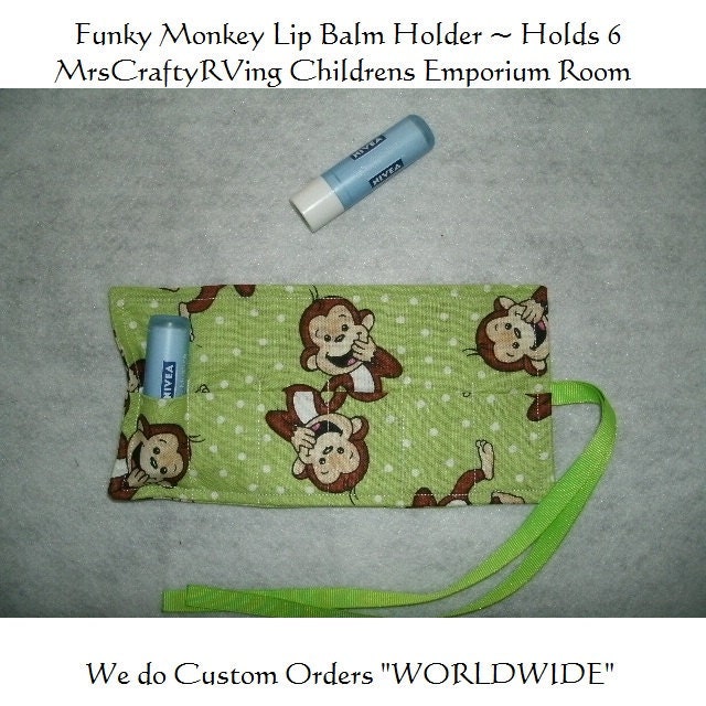 Funky Monkey Lip Balm Holder