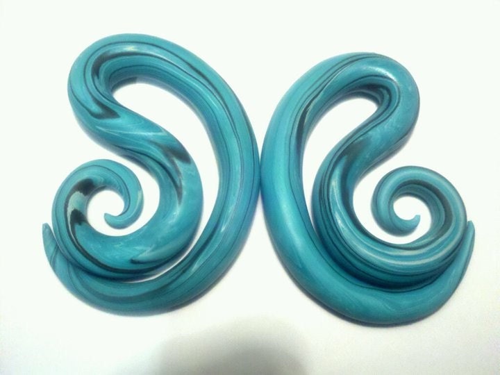 Escargot - Earrings for Stretched Lobes - Gauges