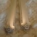 Wedding Cake Forks - Table Settings - Vintage and Personalized - As Seen on Glamour Magazine Weddings Blog