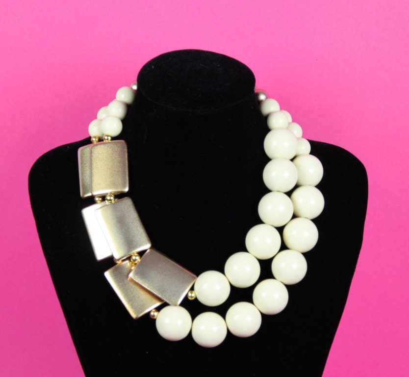 Gold and Cream Vintage