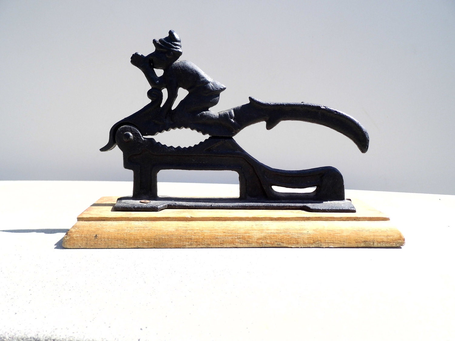 Vintage Nut Cracker, Cast Iron Elf Nutcracker, Elf Nut Cracker, Mid Century Kitchen