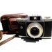 Vintage Graflex Camera, Vintage Camera with Leather Case, Mid Century Camera