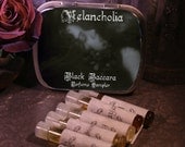 MELANCHOLIA Artisan Gothic Perfume Oils Samples Set