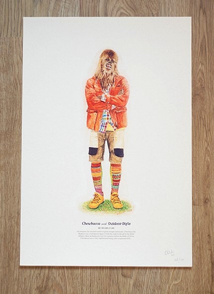 He Wears It 009 - Chewbacca with Outdoor Style (limited edition)