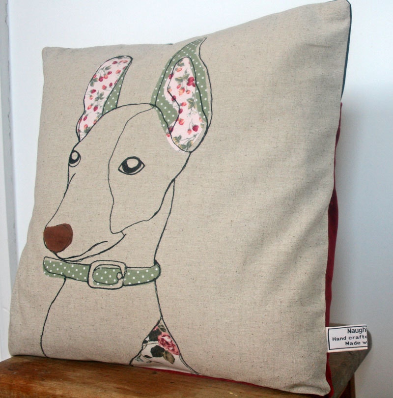 Applique Dog Pillow