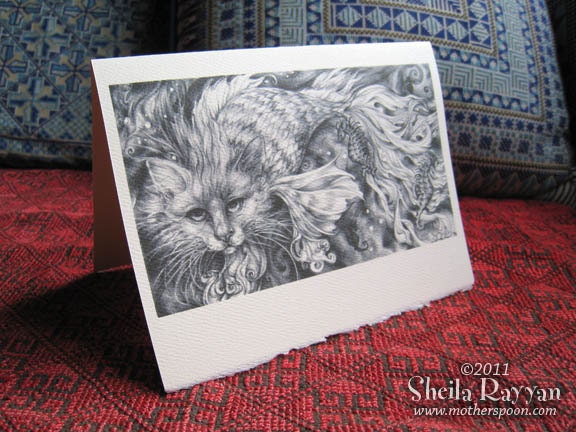 Greeting Card - Catfish