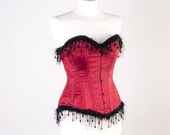 Made to order. Silk corset. Colour of your choice