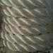 Nautical  White Rope Mason Jar Kitchen Utensil Holder