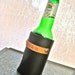 Personalized Brown Leather Beer Cozy as Seen on HGTV