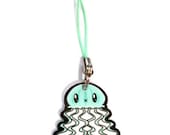SALE - Jellyfish Phone Charm/Zipper Pull