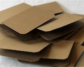 Notecards Mini, Kraft, Gift Tags, Place Cards, Plain, BLANK, Set of 100