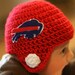 Crocheted Football Helmet Baby Beanie - You choose TEAM and SIZE