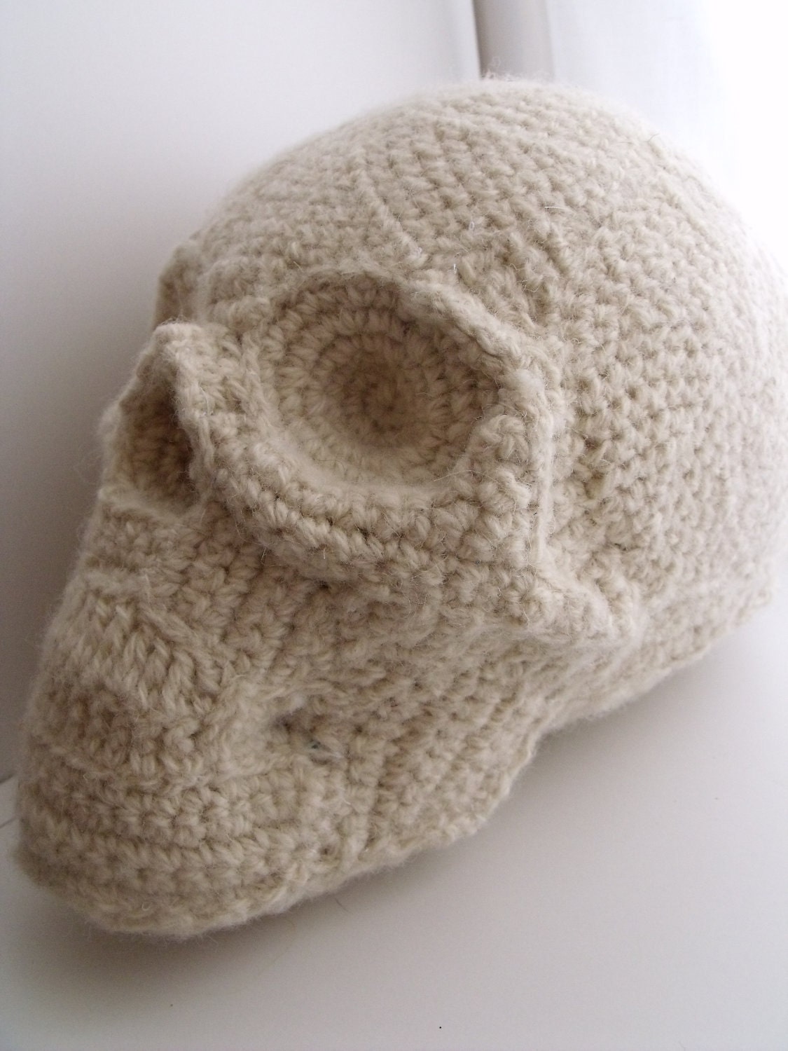 Human Skull Pillow 3D