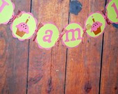 High Chair Birthday Banner Customized for your theme