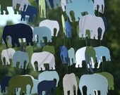 Adorable Paper Elephant Mobile