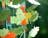 Paper Jungle Mobiles Elephants and Giraffes