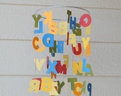 Colorful Alphabet Paper Mobile