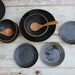 black salad bowl