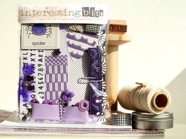 Prints, Patterns and Purples - KIT for CREATIVITY - 'Interesting Bits'