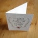 it takes a long time to grow young  // 1 pc greeting card