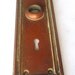 Sophisticated Deco Bronze Door Plate