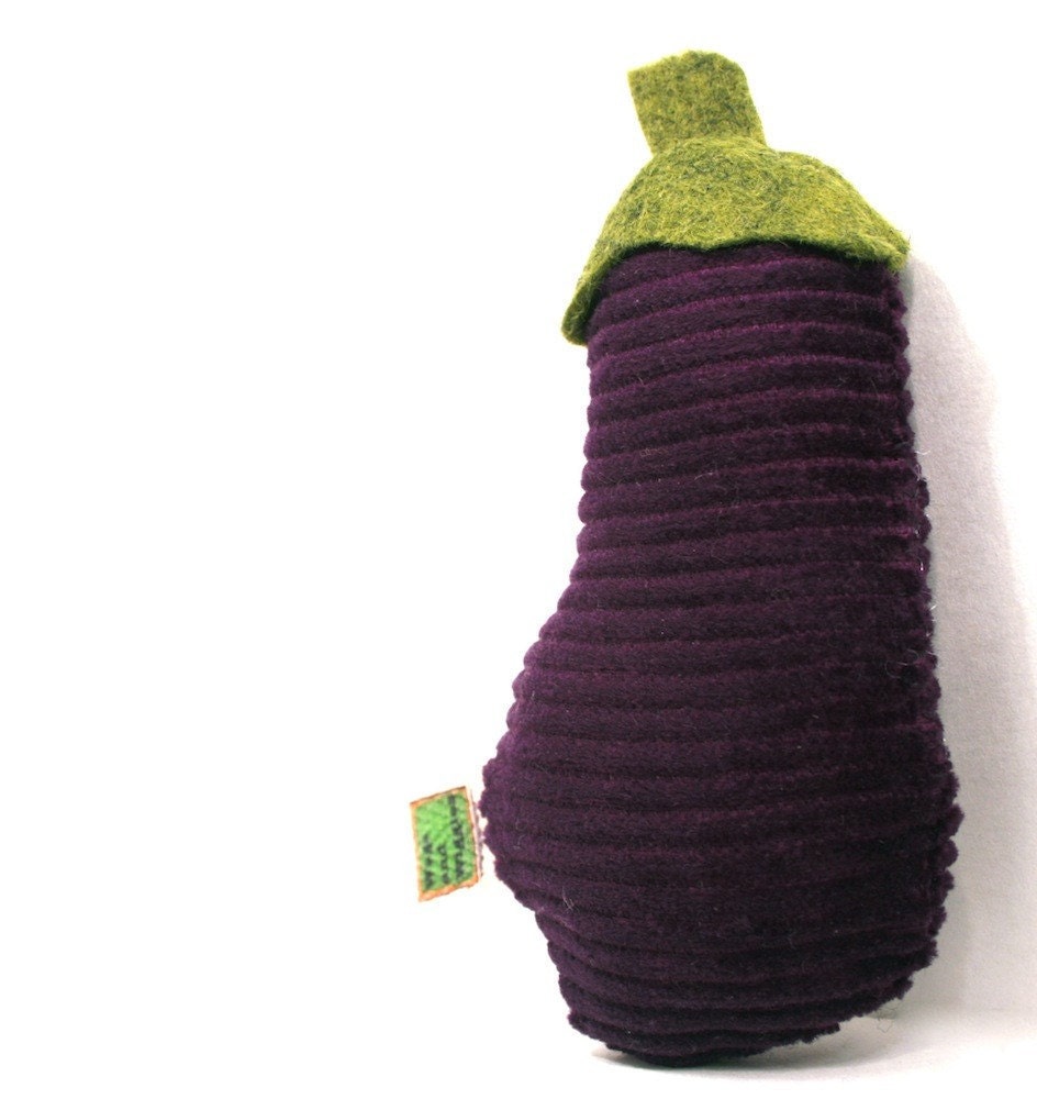 Catnip Cat Toy Eggplant