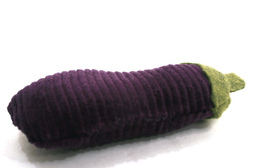 Catnip Cat Toy Eggplant