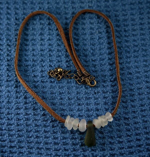 Necklace sea glass