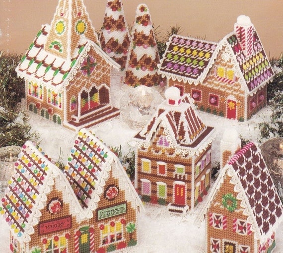 Gingerbread Village Plastic Canvas Pattern Book American School of Gingerbread Village Plastic Canvas Pattern Book American School of