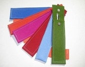 Crochet Hook Case in wool felt - select from five colors