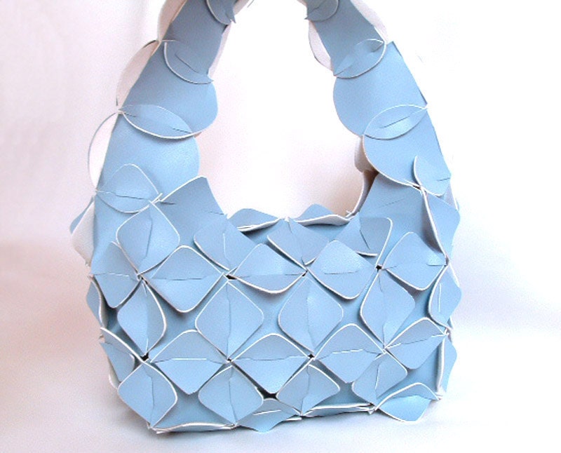 crafts for children-blue-handbag-girl-DIY KIT put&pull