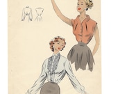 1954 Womens Fashion Magazine Illustration