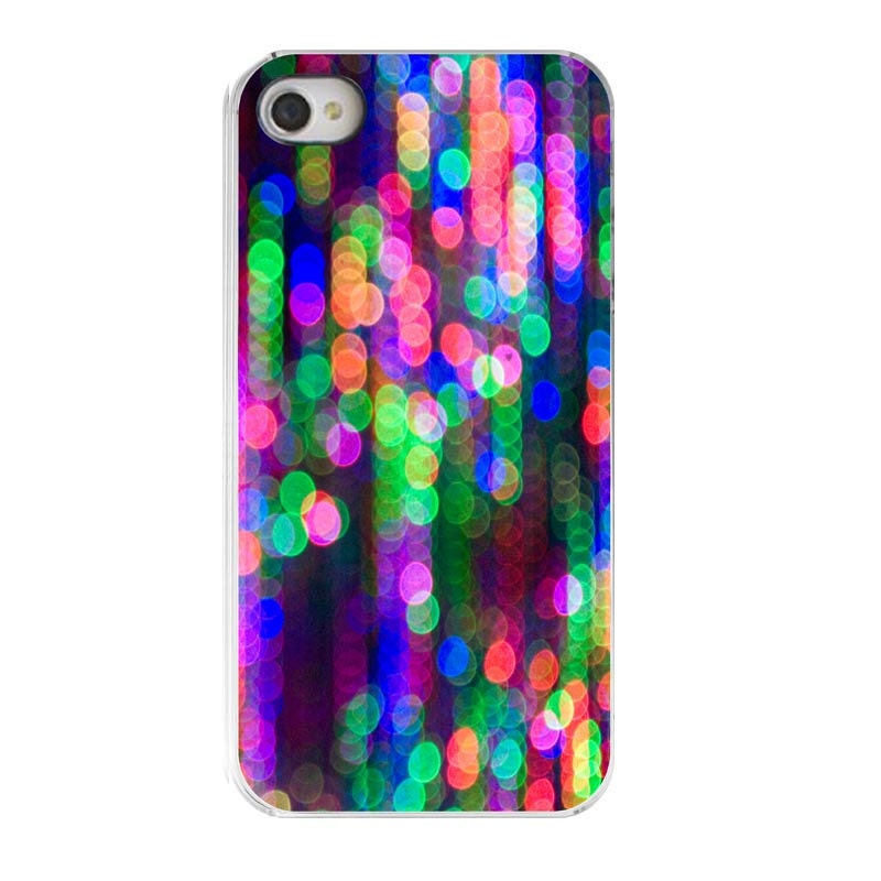 Bright Lights- IPhone Case-IPhone 4 Case / IPhone 4s Case Bright Dripping Glitzy Lights Photography Case